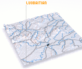 3d view of Luobaitian