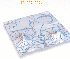 3d view of Tawangmangu