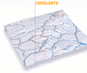 3d view of Chengjiata