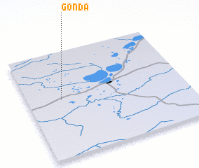 3d view of Gonda