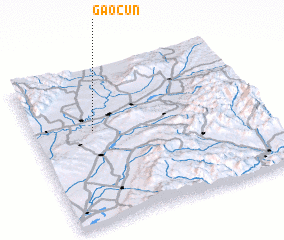 3d view of Gaocun