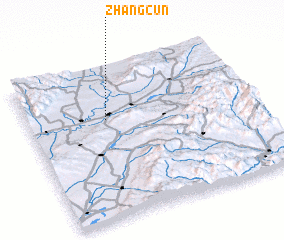 3d view of Zhangcun