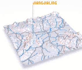 3d view of Jiangjialing