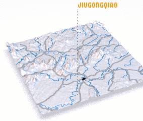 3d view of Jiugongqiao