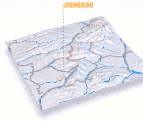 3d view of Jiehekou