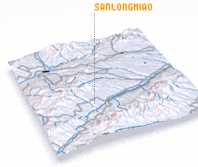 3d view of Sanlongmiao