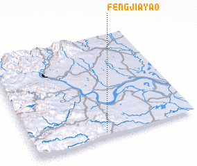 3d view of Fengjiayao