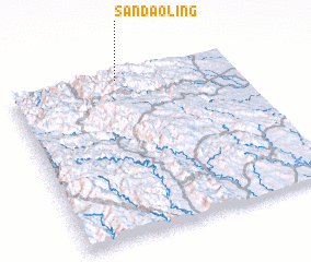 3d view of Sandaoling