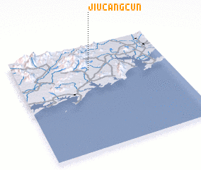 3d view of Jiucangcun