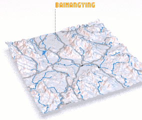 3d view of Baimangying