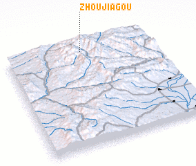 3d view of Zhoujiagou