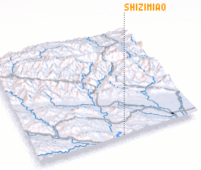 3d view of Shizimiao