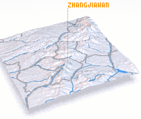 3d view of Zhangjiawan