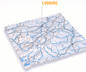 3d view of Luoding