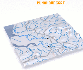 3d view of Rumah Dunggat