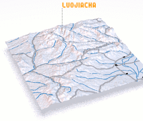 3d view of Luojiacha