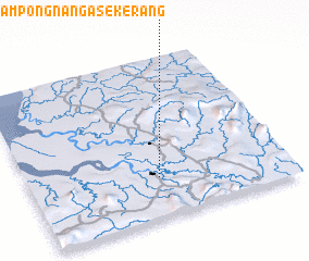 3d view of Kampong Nanga Sekerang