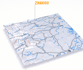 3d view of Zhakou