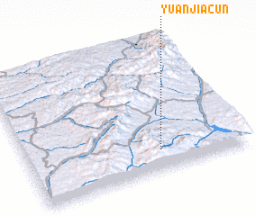 3d view of Yuanjiacun