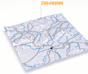 3d view of Zoujiaqiao