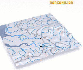 3d view of Nanga Mujan