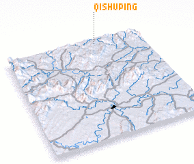 3d view of Qishuping
