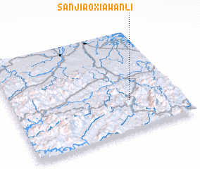 3d view of Sanjiaoxiawanli