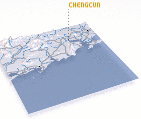 3d view of Chengcun