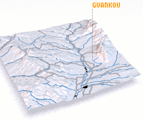 3d view of Guankou