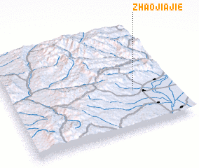 3d view of Zhaojiajie