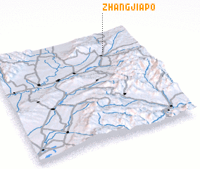 3d view of Zhangjiapo