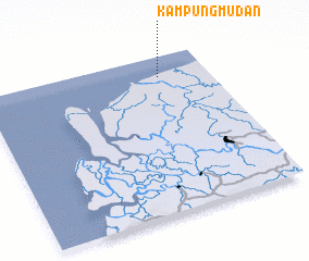 3d view of Kampung Mudan