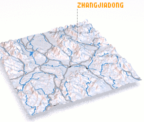 3d view of Zhangjiadong