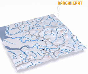 3d view of Nanga Kepat