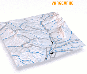 3d view of Yangcunhe