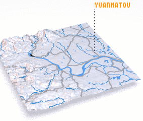 3d view of Yuanmatou