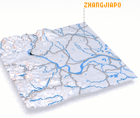 3d view of Zhangjiapo