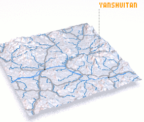 3d view of Yanshuitan