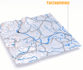 3d view of Taishanmiao