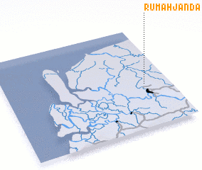 3d view of Rumah Janda