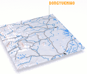 3d view of Dongyuemiao