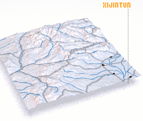 3d view of Xijintun