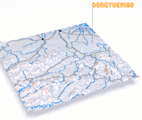 3d view of Dongyuemiao