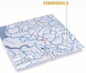 3d view of Sebangki Ulu