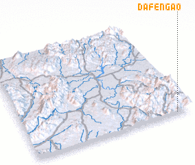 3d view of Dafeng\