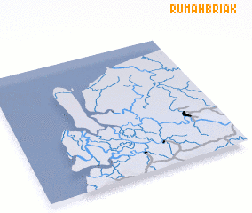 3d view of Rumah Briak