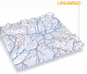 3d view of Lingjiangzi