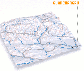 3d view of Guanzhangpu