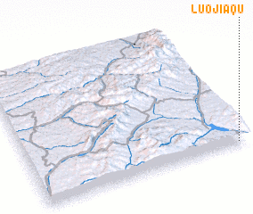 3d view of Luojiaqu