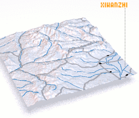 3d view of Xiwanzhi